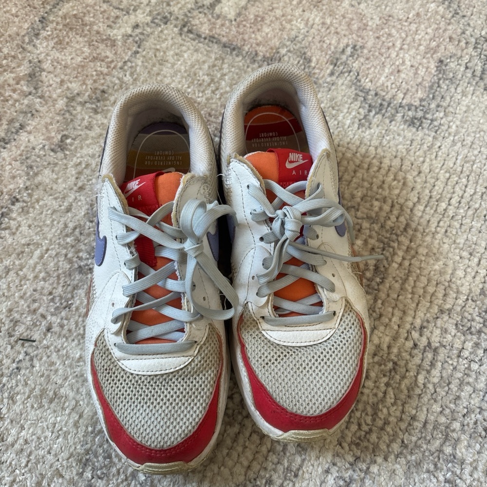 Nike Sneakers with Red and Purple Details